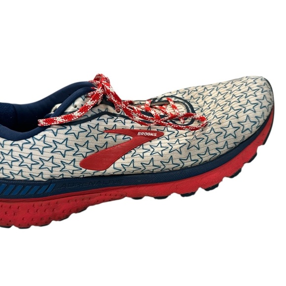 Brooks Adrenaline GTS 20 Run USA Stars 4th of July Women's Shoes - Sz 11.5 - Picture 2 of 8